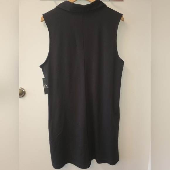 New York & Company Black Sleeveless Tunic - Picture 2 of 10